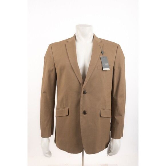 Madison Modern Fit Motion Stretch Mens Suit Jacket Sport Coat US 40R brown NWT - Picture 1 of 7
